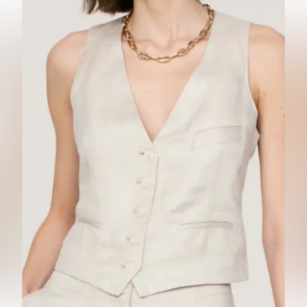 Rosetta Getty size 2 cropped vest